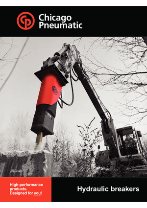 Marteaux -piqueurs hydrauliques Chicago Pneumatic RX25