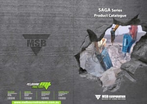 Marteaux -piqueurs hydrauliques MSB SAGA 50H