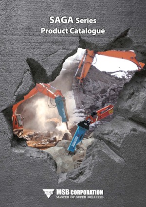 Marteaux -piqueurs hydrauliques MSB SAGA 510H