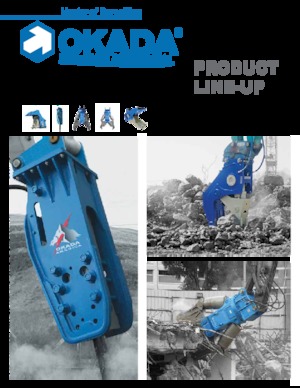 Marteaux -piqueurs hydrauliques Okada TOP205J