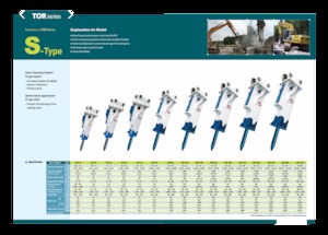 Marteaux -piqueurs hydrauliques Komac TOR 42S