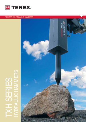 Marteaux -piqueurs hydrauliques Terex TXH 1400 S