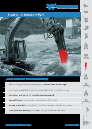 Marteaux -piqueurs hydrauliques WIMMER WH 10