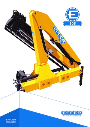 Grues de chargement hydrauliques Effer 105 3S