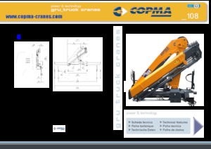 Grues de chargement hydrauliques COPMA 2000 108.4sc