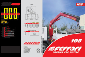 Grues de chargement hydrauliques Ferrari® 108 A5 
