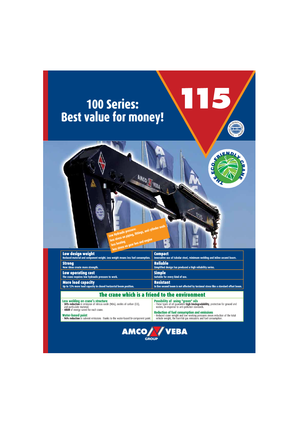 Grues de chargement hydrauliques Amco Veba 115-1 S