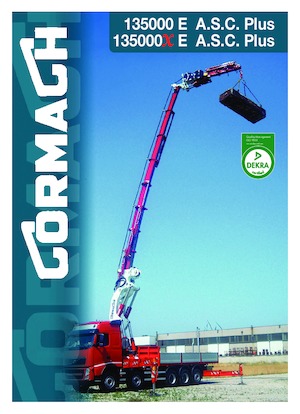 Grues de chargement hydrauliques Cormach 135000X E9F186 A.S.C. Plus