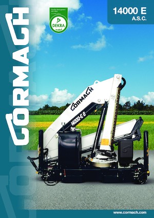 Grues de chargement hydrauliques Cormach 14000 E4 A.S.C