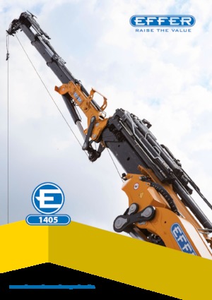 Grues de chargement hydrauliques Effer 1405 9S