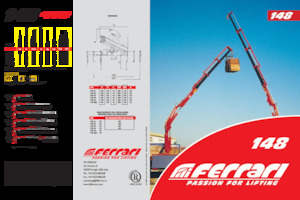 Grues de chargement hydrauliques Ferrari® 148 A4 