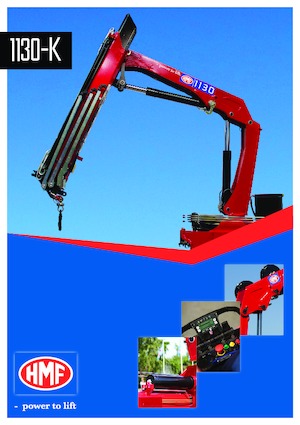 Grues de chargement hydrauliques HMF 1130-K1-RCS