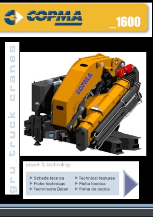 Grues de chargement hydrauliques COPMA 2000 1600.9 J7