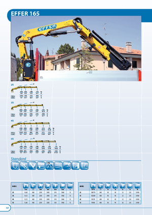 Grues de chargement hydrauliques Effer 165.00 2S