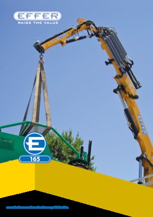 Grues de chargement hydrauliques Effer 165 4S