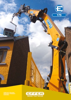 Grues de chargement hydrauliques Effer 175 5S