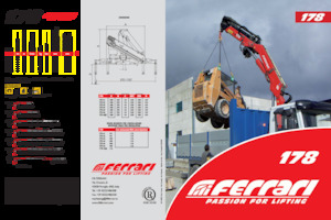Grues de chargement hydrauliques Ferrari® 178 A4 J2 