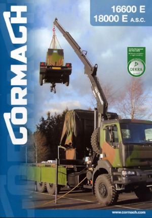 Grues de chargement hydrauliques Cormach 18000 E4 A.S.C