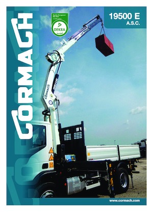 Grues de chargement hydrauliques Cormach 19500 E2 A.S.C