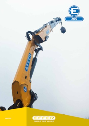 Grues de chargement hydrauliques Effer 205 4S