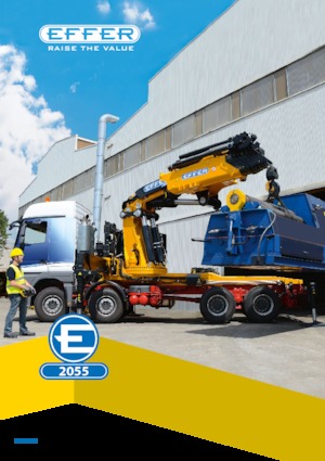 Grues de chargement hydrauliques Effer 2055 4S