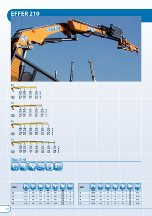 Grues de chargement hydrauliques Effer 210 6S