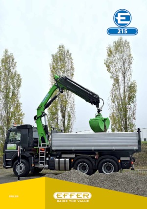 Grues de chargement hydrauliques Effer 215 6S