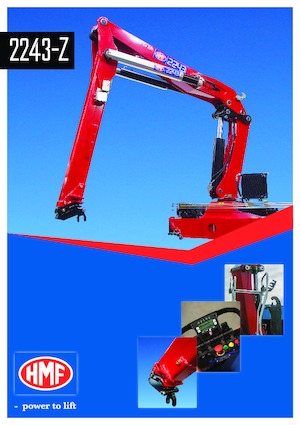 Grues de chargement hydrauliques HMF 2243-Z2-RCS