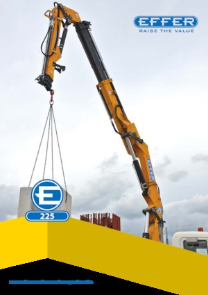 Grues de chargement hydrauliques Effer 225 2S