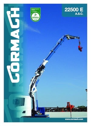 Grues de chargement hydrauliques Cormach 22500 E2 A.S.C. Plus
