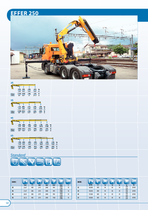 Grues de chargement hydrauliques Effer 250 2S