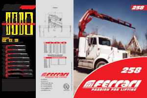 Grues de chargement hydrauliques Ferrari® 258 A1 