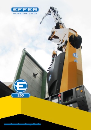 Grues de chargement hydrauliques Effer 265 5S