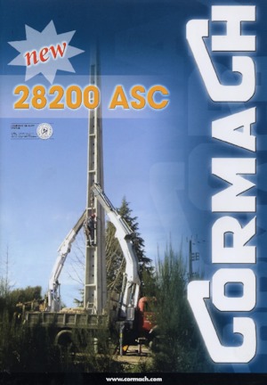 Grues de chargement hydrauliques Cormach 28200 E6 A.S.C.