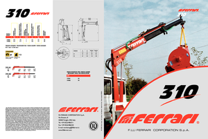 Grues de chargement hydrauliques Ferrari® 310 A 1