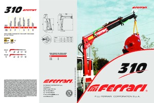 Grues de chargement hydrauliques Ferrari® 310R A1 