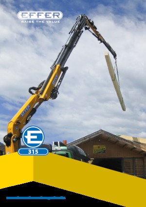 Grues de chargement hydrauliques Effer 315 6S