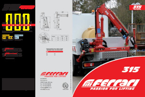 Grues de chargement hydrauliques Ferrari® 315 A2 