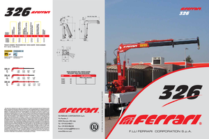 Grues de chargement hydrauliques Ferrari® 326 A2 