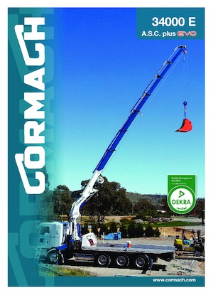 Grues de chargement hydrauliques Cormach 34000 E3 A.S.C. Plus