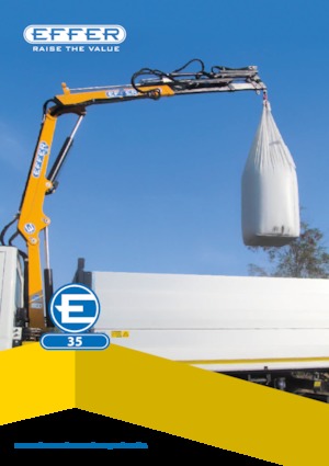 Grues de chargement hydrauliques Effer 35 2S