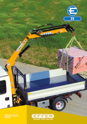 Grues de chargement hydrauliques Effer 35 S1