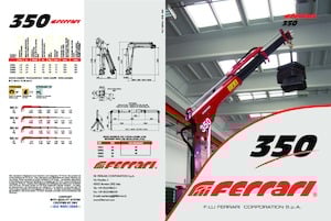 Grues de chargement hydrauliques Ferrari® 350 A4 