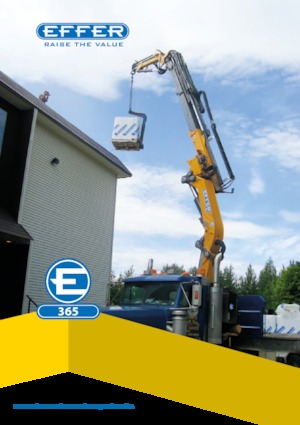 Grues de chargement hydrauliques Effer 365 4S