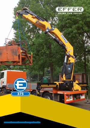 Grues de chargement hydrauliques Effer 375 3S