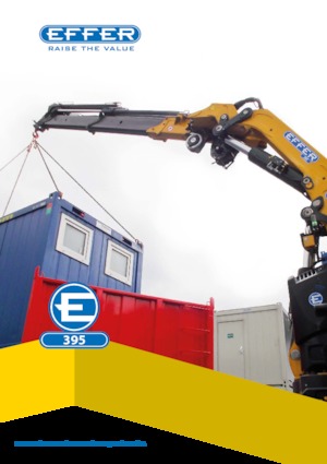 Grues de chargement hydrauliques Effer 395 6S