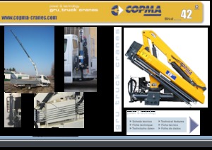 Grues de chargement hydrauliques COPMA 2000 42.4