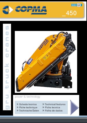 Grues de chargement hydrauliques COPMA 2000 450.5 J4