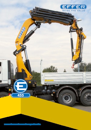 Grues de chargement hydrauliques Effer 455 8S