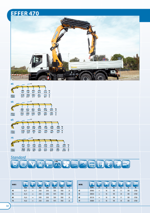 Grues de chargement hydrauliques Effer 470 5S